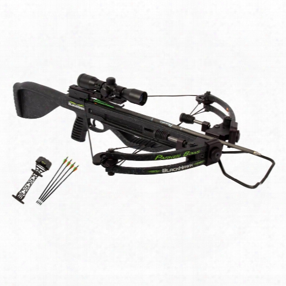 Parker Bows Blackhawk Crossbow Package With 3x Multi-reticle Scope