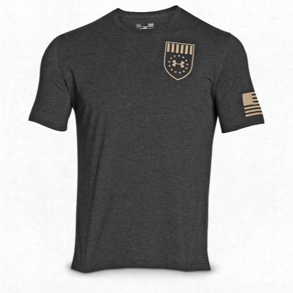 Under Armour Men&amp;#39;s Heatgear Freedom Eagle Short-sleeve Shirt