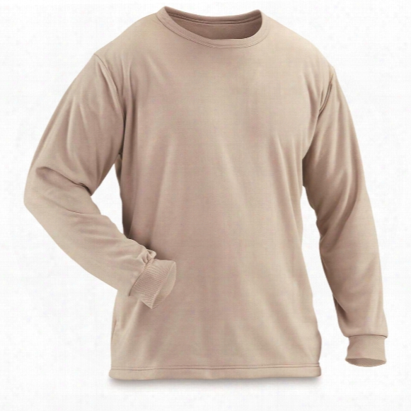 U.s. Military Surplus Heavyweight Fleece Base Layer Shirt, New