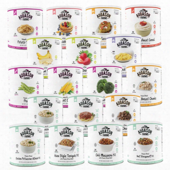 Augason Farms Simply Meal Pack Emergency Food Supply, 18 Cans, 605 Servings