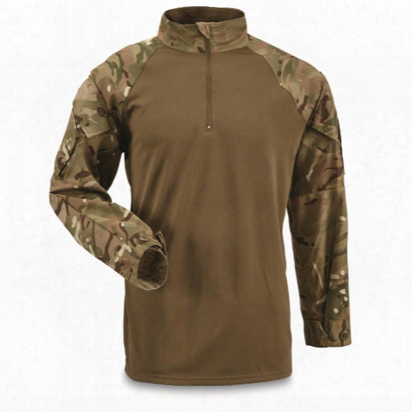 British Military Surplus Warm Weather Combat Shirt, Mtp Camo, New