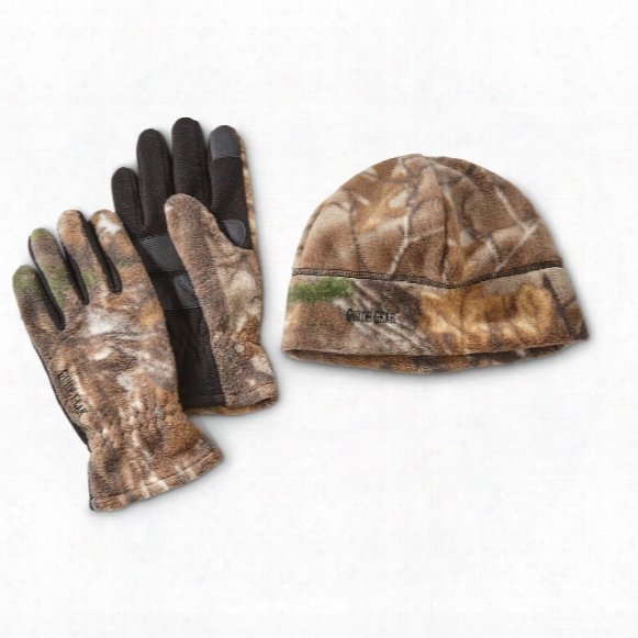 Guide Gear Camo Beanie And Gloves Set, Realtree Xtra