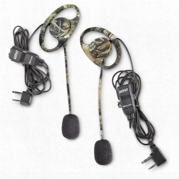 Midland Avph7 Camo Headset With Boom Microphones, 2 Pack