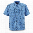 Guide Gear Men&amp;#039;s Short Sleeve Fishing Shirt, UPF 50, Mosquito Repellent