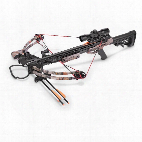 Center Point Sniper 370 Crossbow Kit, 185-lb. Draw Weight, 4x32mm Crossbow Scope