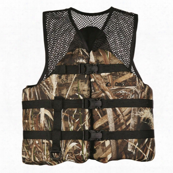 Onyx Adult Sports Life Vest In Realtree Max-5 Camo