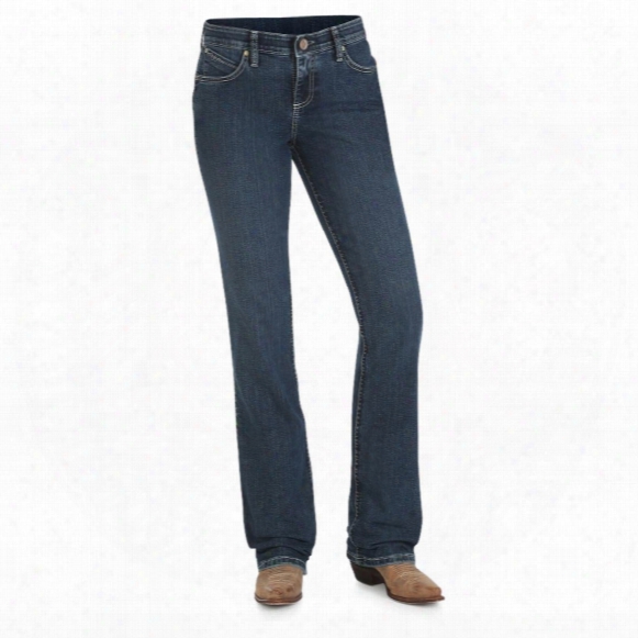 Wrangler Cowgirl Cut Ultimate Riding Jean-q-baby With Booty Up, Wild Streak