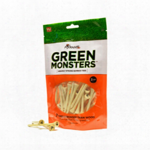 Frogger 3 1/4" Green Monster Bamboo Tees