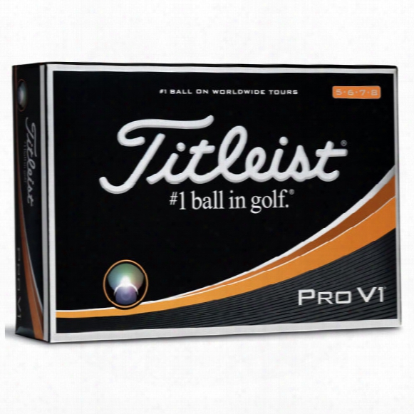 Titleist Pro V1 Personalized High Number Golf Balls (5,6,7,8)
