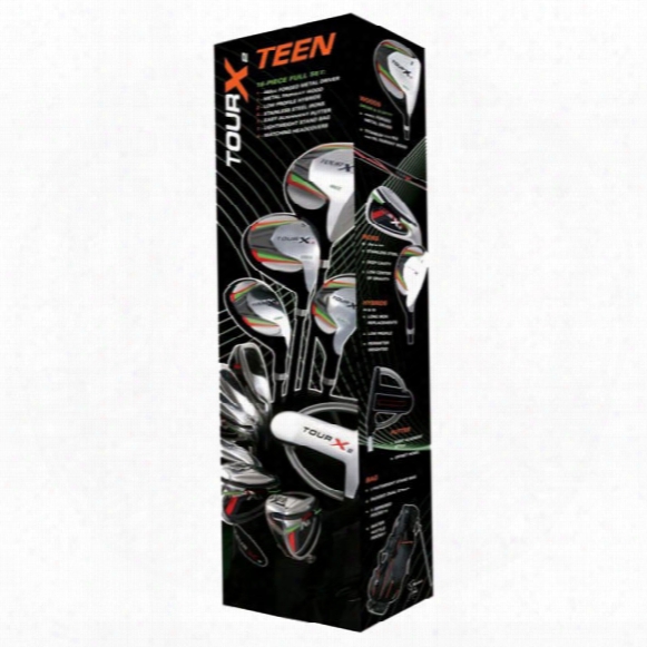 Tour X Teens' 16pc Package Set - Graphite/steel