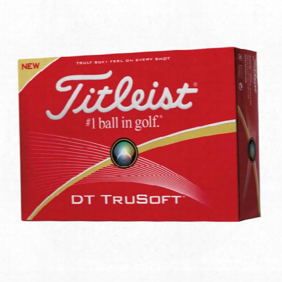 Titleist Dt Trusoft Golf Balls - White