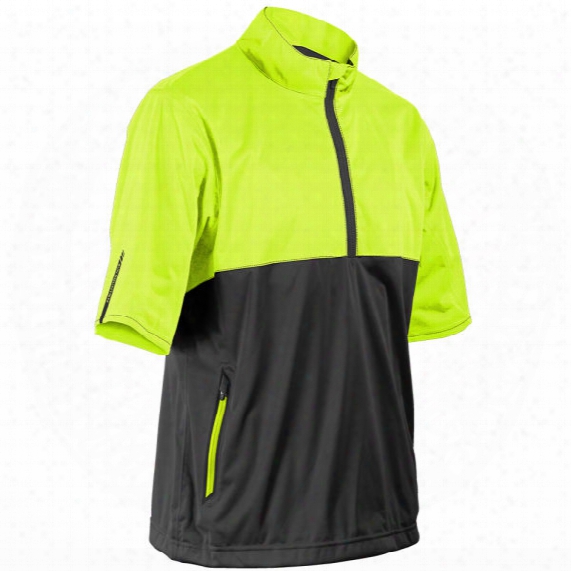 Sun Mountain Men's Rainflex Short-sleeve 1/4-zip Jacket