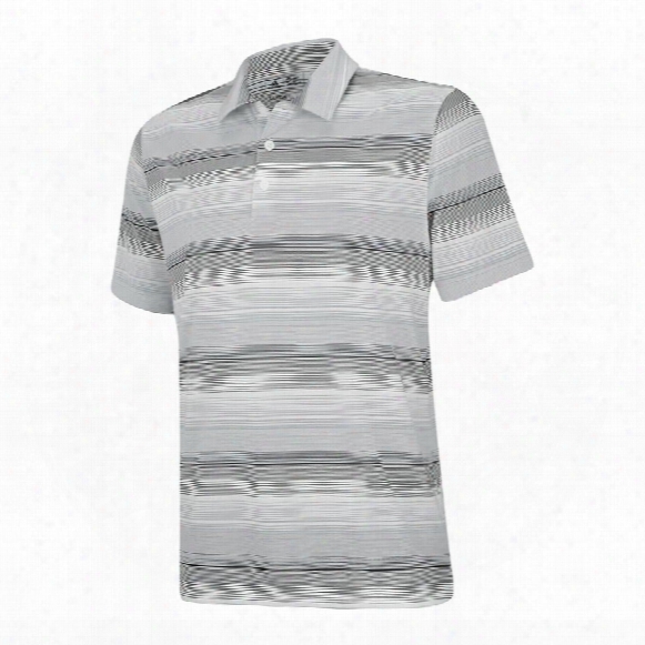 Climalite Heathered Ombre Stripe Polo