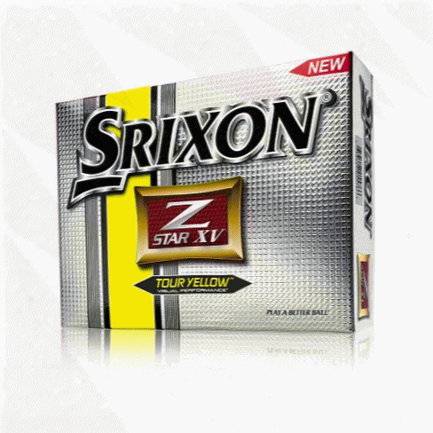 Srixon Z - Star Xv Golf Balls ( 12 Pack ) - Tour Yellow