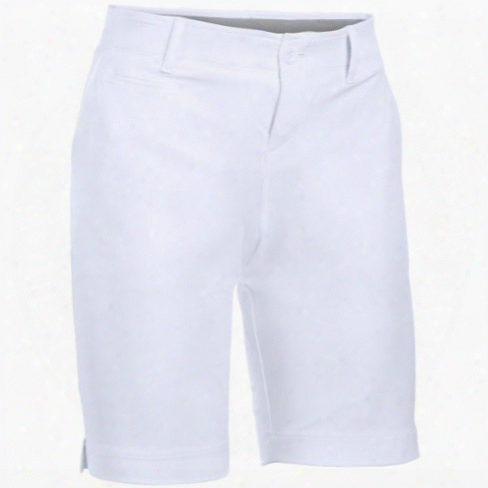 Under Armour Women's Links Golf Shorts - White