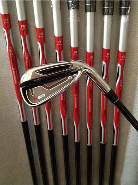 9pcs/set 2015 Golf Clubs Rsi 1 Irons Set 456789pas Graphite Shaft Regular Flex Rsi1 Golf Irons 9pcs Free Headcover