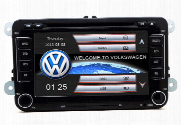 Fast Shipping 2din Rs510 Vw Car Dvd Built-in Gps Navigation Bluetooth Mp3/mp4 1080p Play For Volkswagen Golf 5/6