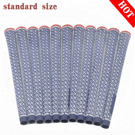 Golf Grips Z-grip Club Grips Carbon Yarn & Rubber Midsize/standard Size Grips For Golf Iron Blue Color Boastful Quality 50pcs/lot