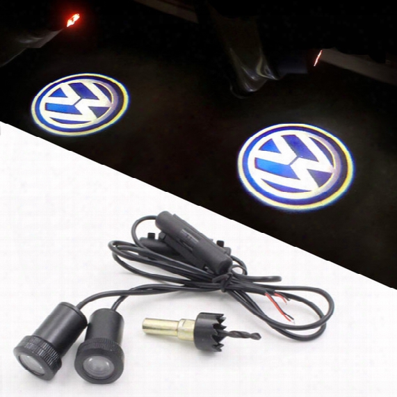 Led Door Warning Light With Car Vw Logo Projector Volkswagen Golf 5 6 7 Jetta Mk5 Mk6 Mk7 Cc Tiguan Passat Scirocco Welcome