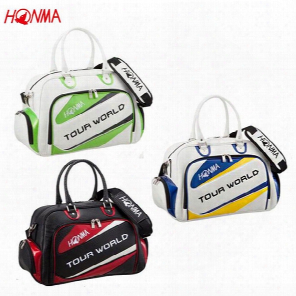 New Honma Tour World Golf Bags High Quality Pu Golf Clothing Bag 4 Colors In Choice Golf Shoes Bag Free Shipping