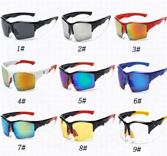 Newest Sport Riding Sunglasses Men Fashion Outdoor Cycling Eyewear For Biking Driving Fishing Golfing Night Vision Goggles Sun Glasses