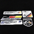 Car Trunk Badge Emblem Sticker Metal Aluminum VW Car Decal Sticker logo Motorsport For Volkswagen Jetta Bora Passat Golf Polo CC