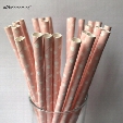 Wholesale- Pink Paper Straws, Pink and White Polka Dot Paper Straws, Birthday Decor, Bridal Shower Straws - Set of 25