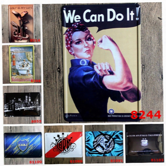 We Can Do It Golf Cabj Sport Vintage Craft Tin Sign Retro Metal Painting Poster Bar Pub Signs Wall Art Sticker