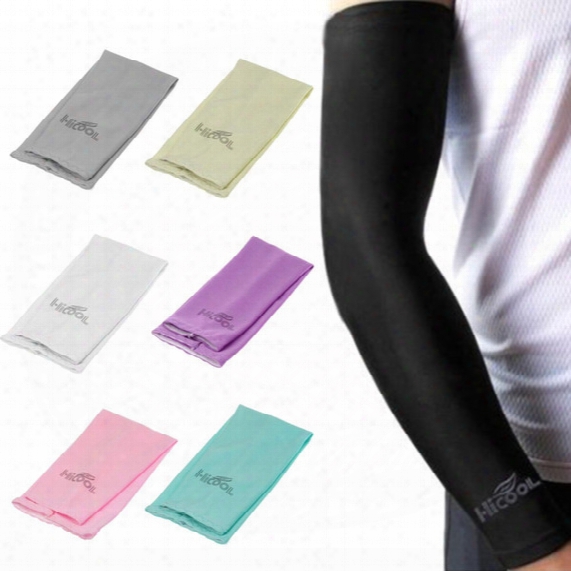 Wholesale-1 Pair Cycling Bike Golf Arm Sleeve Cover Warmers Uv Sun Protection Oversleeves