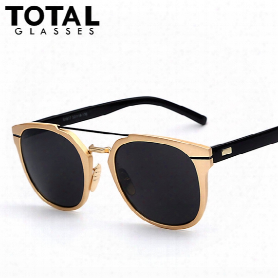 Wholesale-2016 New Men Sunglasses Vintage Brand Designer Sunglasses Women Fashoin Woman Retro Oculos De Sol Uv400