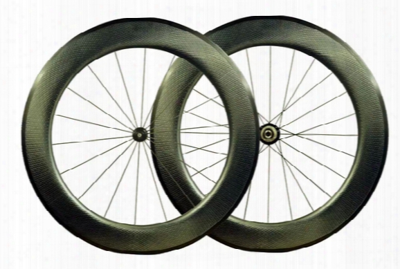 Zip Dimple 808 Golf Surface Wheel Set Full Carbon Fiber Road Wheel Set 700c 80mm 25mm Width Free Decals Bicycle Wheel