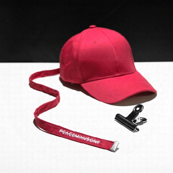 Baseball Cap Peaceminusone Long Strap Belt Snapback Hats For Men Women Brand Hip Hop Golf Dad Caps Sun Sport Visor Curled Peak