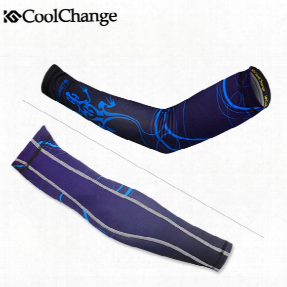 Coolchange Cycling Sleeves Mtb Bike Bicycle Arm Warmer Uv Protection Sleeves Ridding Golf Arm Sport Sleeves Riding Gear