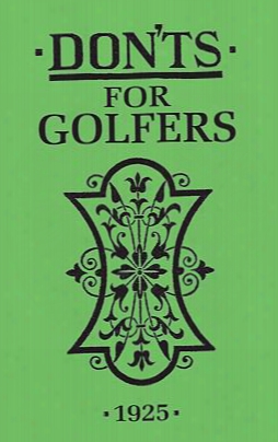 Don'ts For Golfers