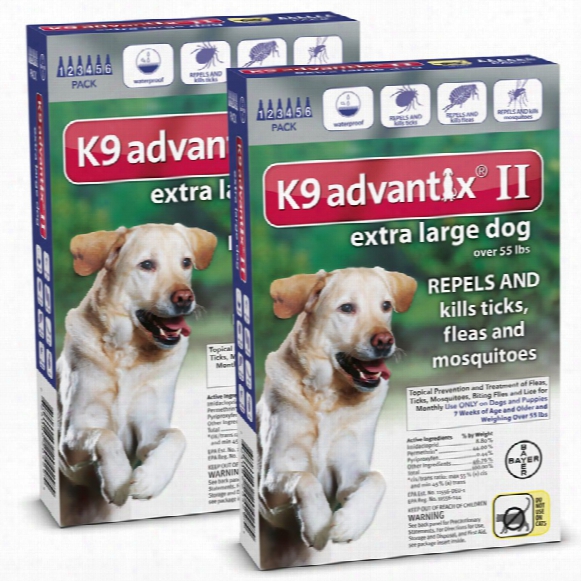 12 Month K9 Advantix Ii Blue For Extra Large Dogs (over 55 Lbs)