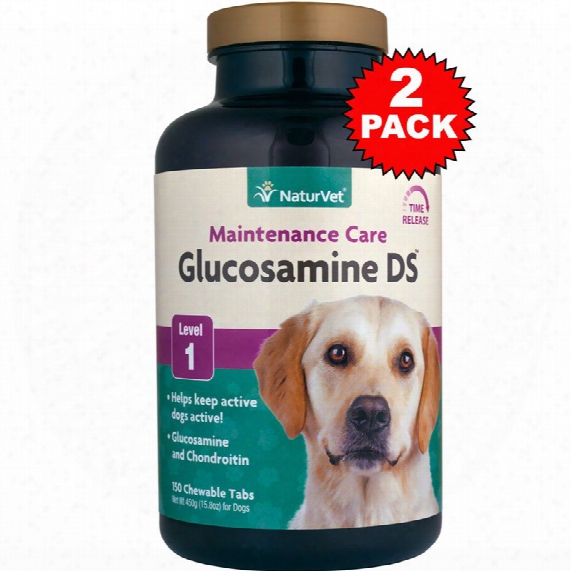 2 - Pack Naturvet Glucosamine Ds With Chondroitin Time Release (300 Tabs)