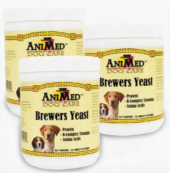 3-pack Animed Brewers Yeast (3 Lbs)
