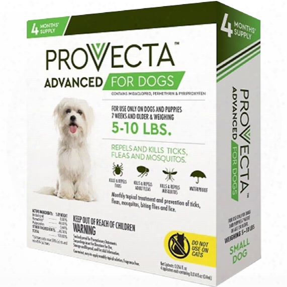 4 Month Provecta Advanced For Small Dogs (5-10 Lbs)