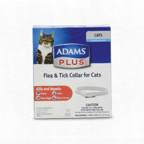 Adams Plus Flea &  Tick Collar For Cats (7 Months)