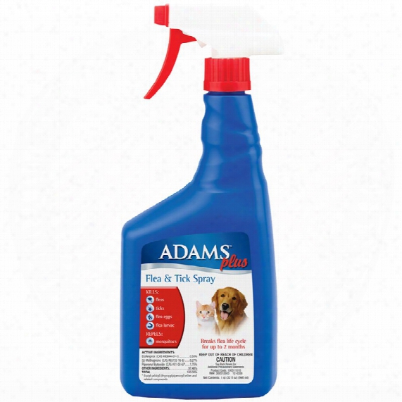 Adams Plus Flea & Tick Spray (32 Oz)