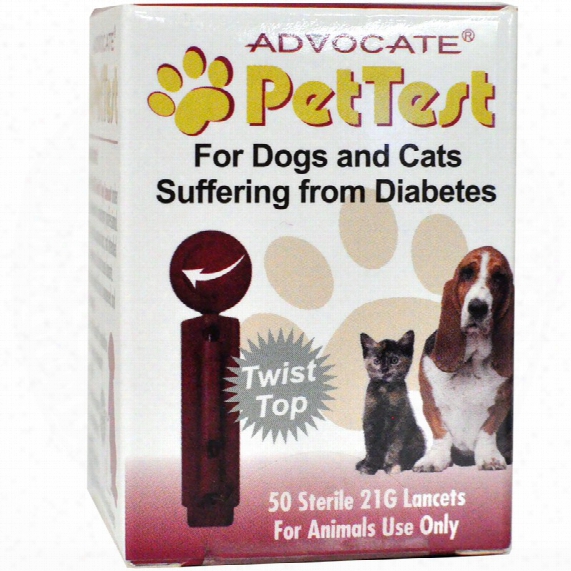 Advocate Pettest 21g Twisttop Lancets (50/box)