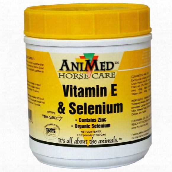 Animed Vitamin E & Selenium With Zinc (2.5 Lb)