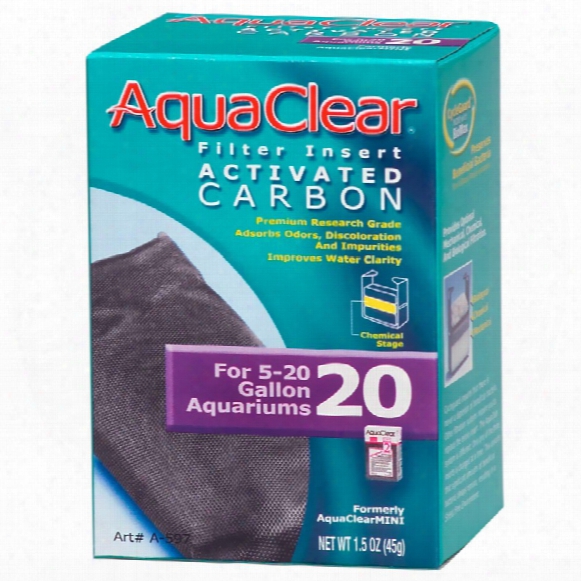 Aquaclear 20 Filter Insert Activated Carbon (1.5 Oz)