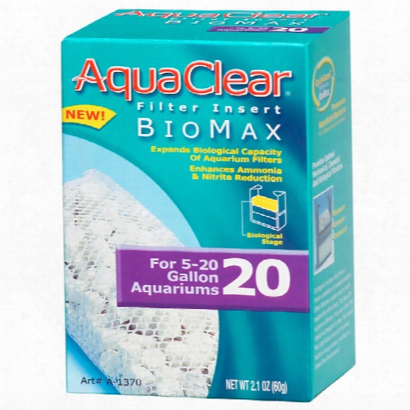 Aquaclear 20 Filter Insert Biomax (2.1 Oz)