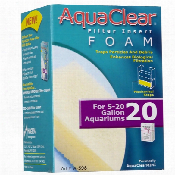 Aquaclear 20 Filter Insert Foam