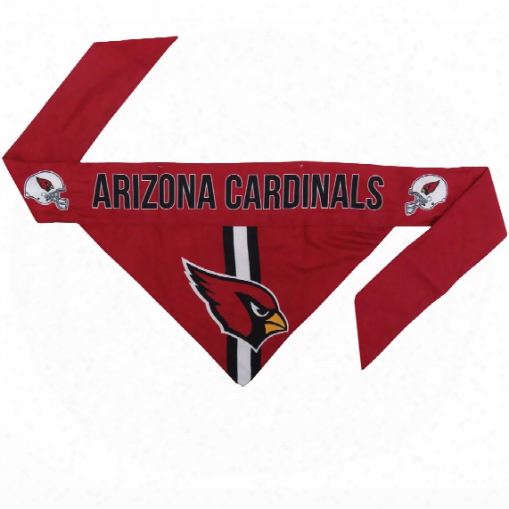 Arizona Cardinals Dog Bandana - Tie On (large)