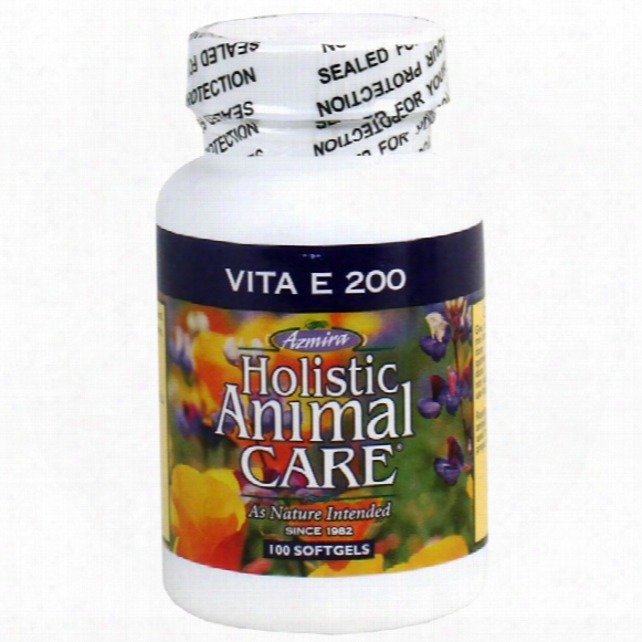 Azmira Holistic Animal Care Vita E 200 (100 Softgels)