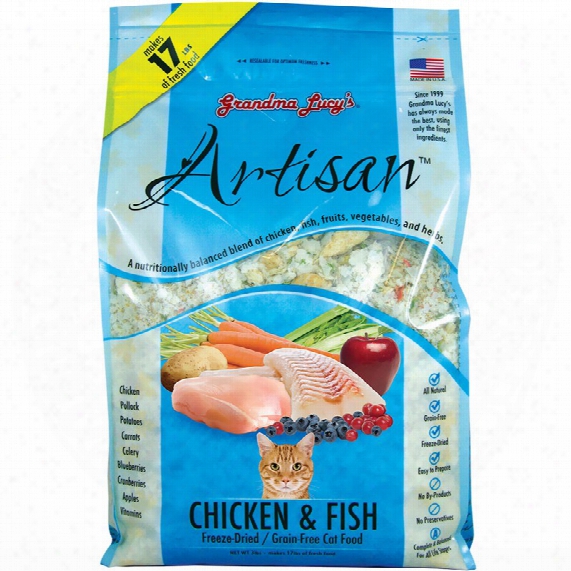 Grand Ma Lucy's Freeze-dried Grain-free Artisan Chicken & Fish Cat Food (3 Lbs)