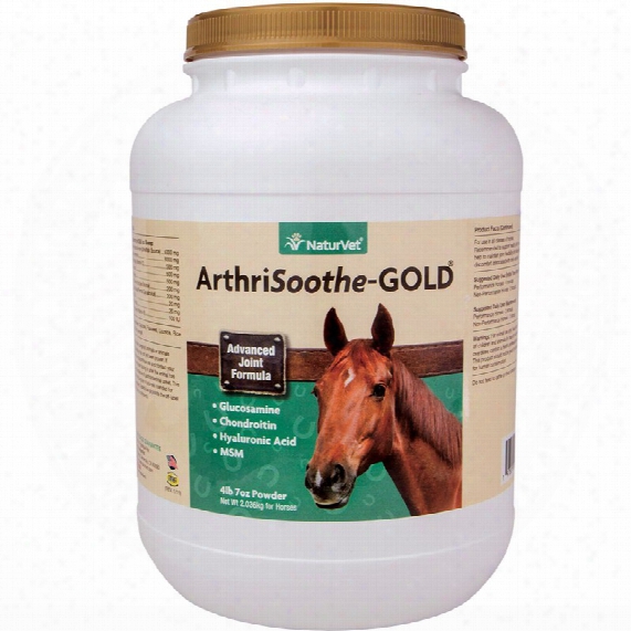 Naturvet Arthrisoothe-gold Horse Advance Joint Formula Powder - 120 Day Supply (4lb 7 Oz)