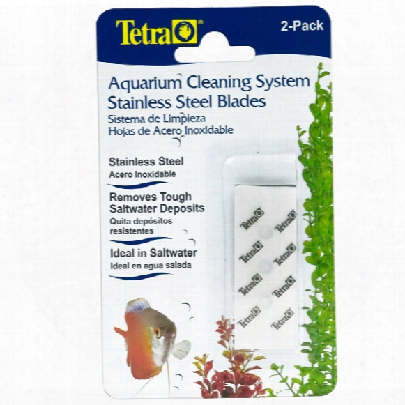 Tetra Aquarium Cleaning System Stianless Steel Blade (2 Pack)